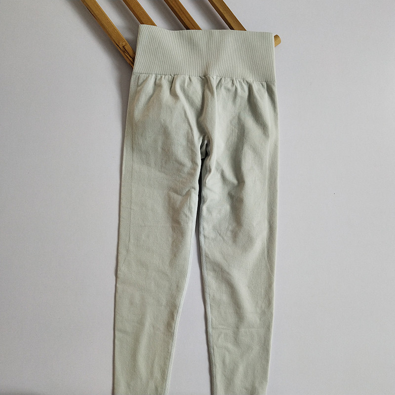 Леггинсы, быстросохнущие дышащие штаны, эластичное спортивное белье для коррекции формы бедер для тренировок для спортзала, высокая талия, в обтяжку 