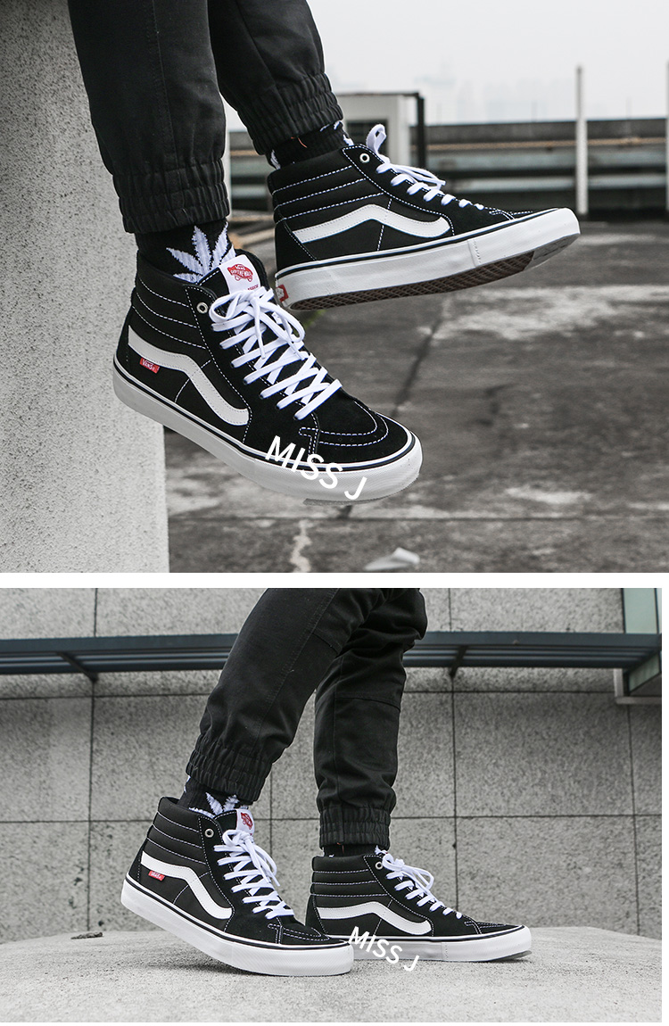 Miss Jin VANS SK8-HI PRO cổ điển cao giúp giày skate trung tính Giày nam nữ VN000VHGY28 - Dép / giày thường giày thể thao nữ giá rẻ