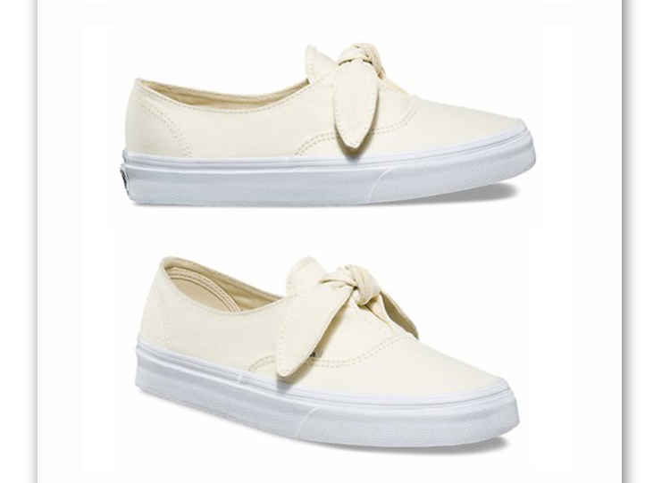[Miss King] VANS Ribbon AUT Nữ Giày Vải Giản Dị Giày VN0A3MU21WX QAI F8Z giày thể thao adidas nữ