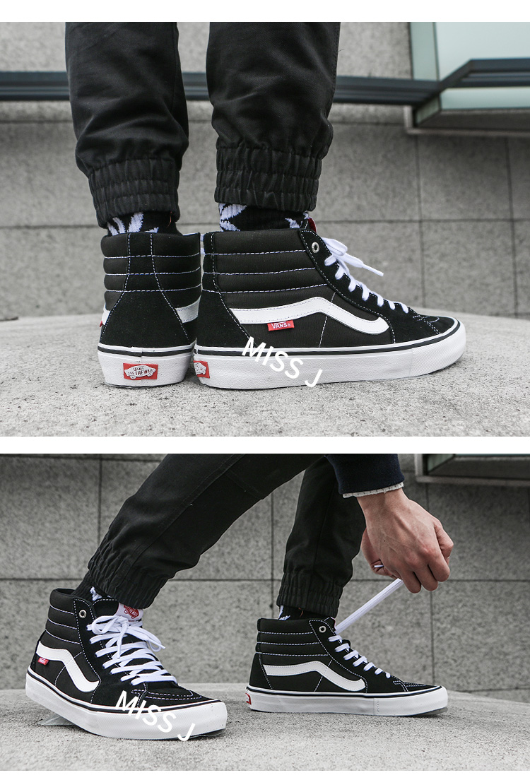 Miss Jin VANS SK8-HI PRO cổ điển cao giúp giày skate trung tính Giày nam nữ VN000VHGY28 - Dép / giày thường giày thể thao nữ giá rẻ