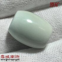 Natural raw mineral turquoise barrel beads 1 7*1 33 cm 3 4 grams No glue No wax No optimization