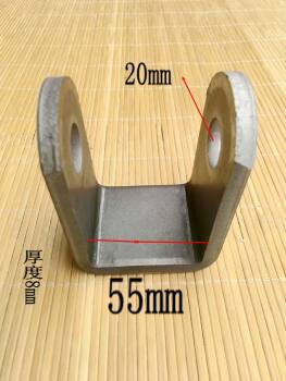 ຊິ້ນສ່ວນທາດເຫຼັກ u-shaped lifting lug lug steel plate ultra-thick lug punching iron products
