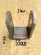 U-shaped steel lifting lug steel plate ຜະລິດຕະພັນທາດເຫຼັກ lug ຫນາພິເສດ