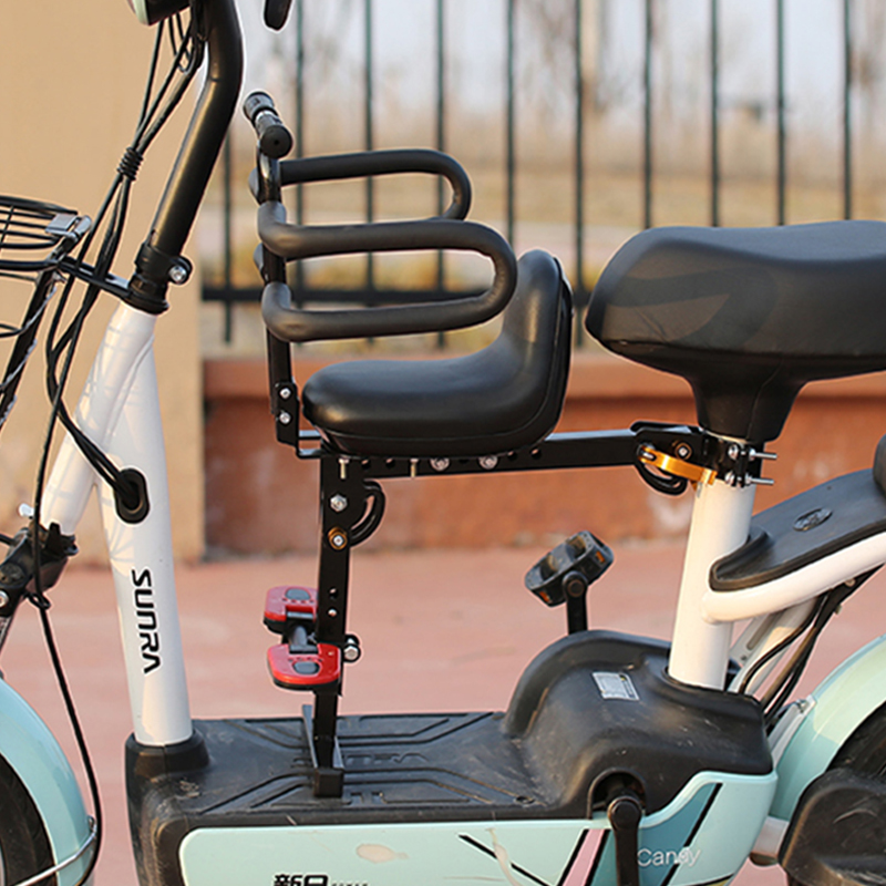 Jadie electric car children's chair front baby baby seat electric car child safety can be folded and stool