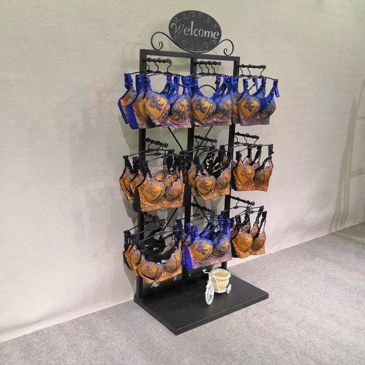 Underwear Shelf Show Shelves Single-sided Floor Type Underwear Shop Leaning Against Wall Bra Shelving Multilayer Hanging Briefs Bra Racks