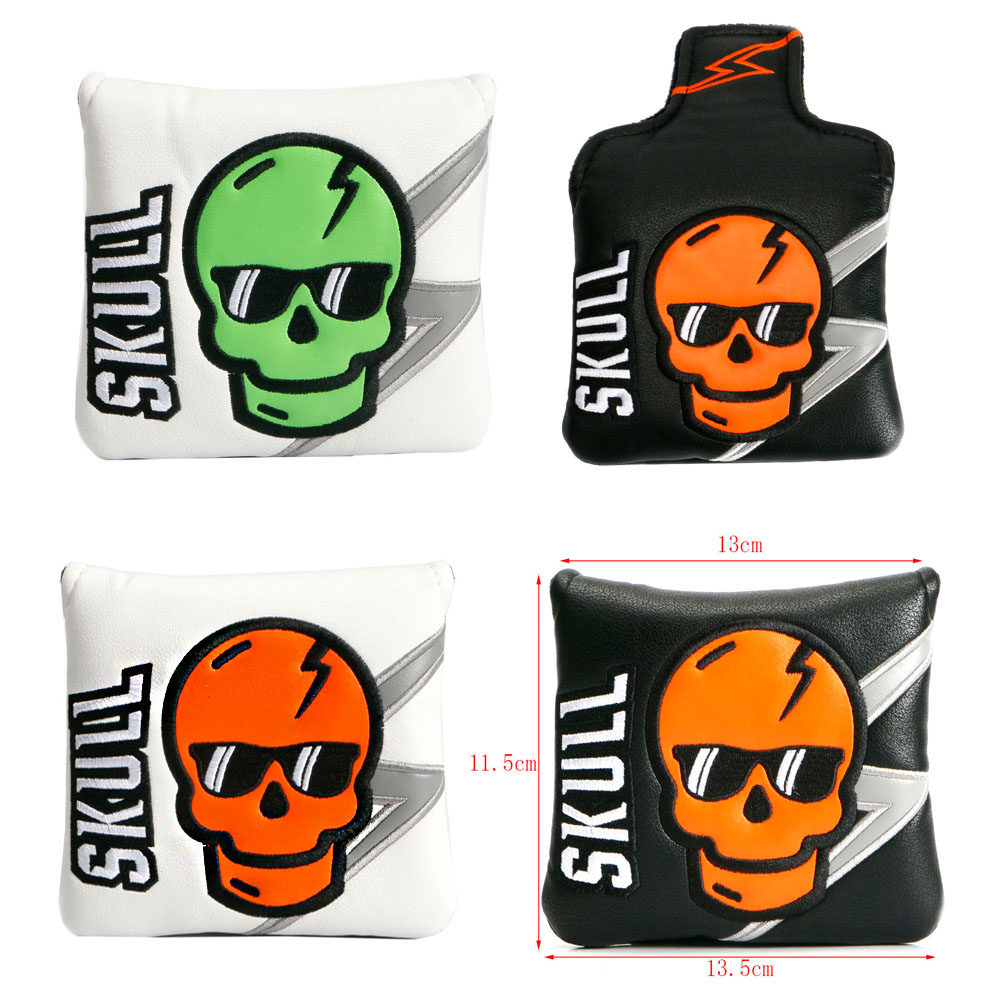 New Golf Push Semi-Circular Push Protection Skull Pattern Cluster Magnet Closed