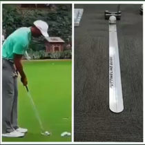 New golf push rod mark guide keeper to keep rod rolling rod out of cyclone practice