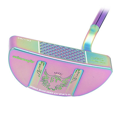 New colorful golf push men right hand X 1 steel pole PU lightweight grip promotion