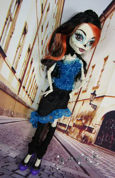 Monster High Одежда Monster HIGH Monster High Zombie Penal Doll Маленькое платье