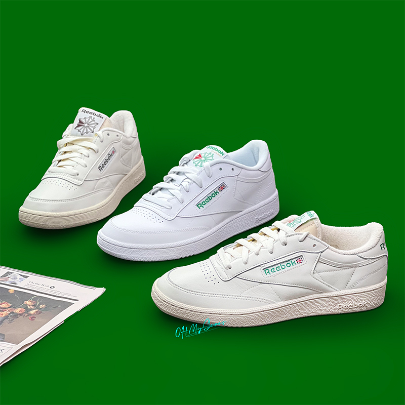 Reebok Club C Men's and Women's Shoes Low-Top Retro Leather Casual White Shoes Ar0456/Dv6434