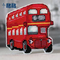 DMC Living Room Cross -Stitch Home Supplies Простые и милый лондонский автобус 2020 Новый холодильник наклейка