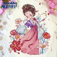 Cross -STITCH French DMC Line Line Kit 2022 Новый ноябрьский оригинальный дизайн древний ветер красавица Xiaoju