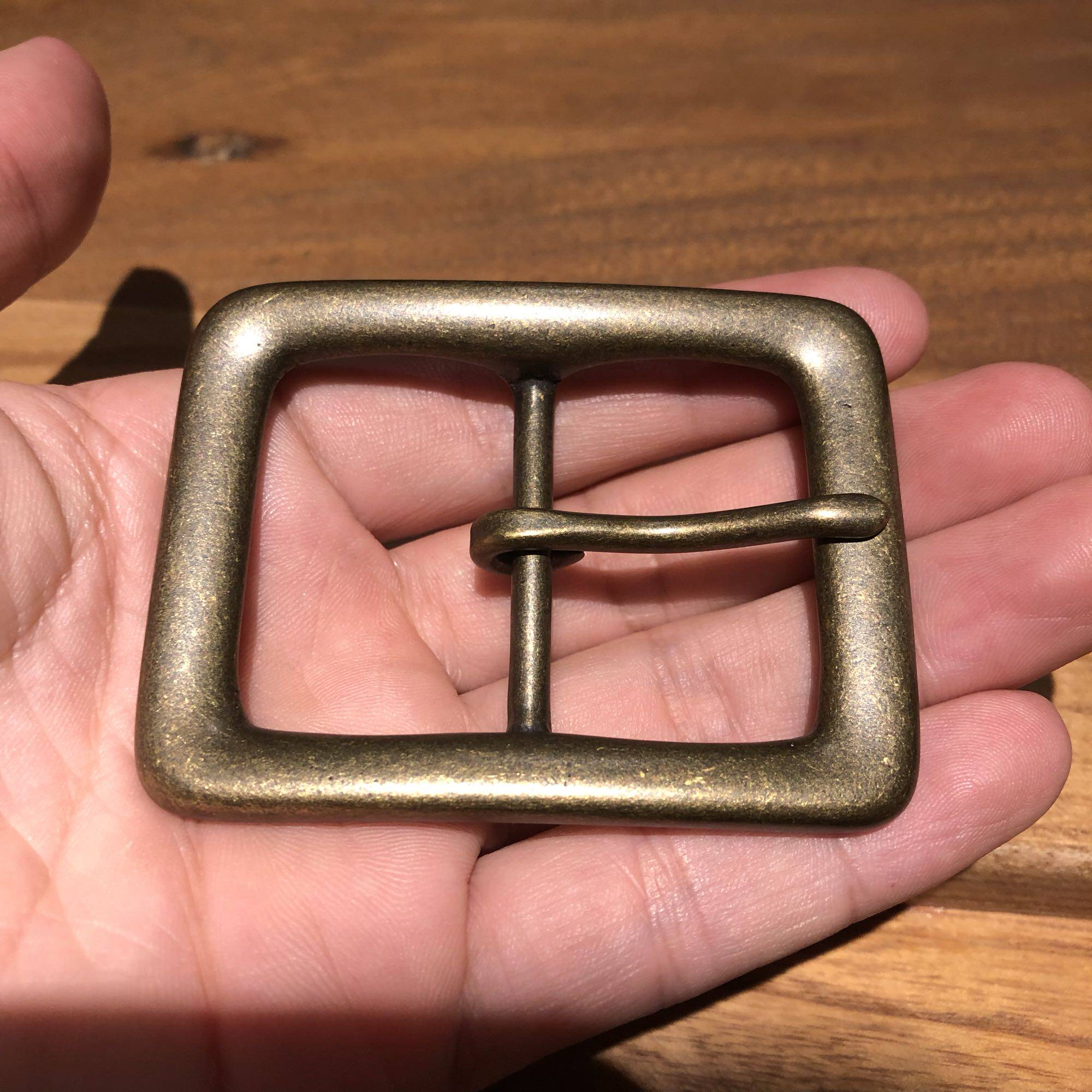 Retro leather head bronze pure copper Kaji Japanese leather head American retro Ami Kaji inner diameter 36mm