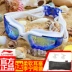Kính bơi Li Ning lớp phủ thông thường HD kính chống nước chống sương mù phẳng ánh sáng kính bơi khung lớn cho nam và nữ - Goggles Goggles