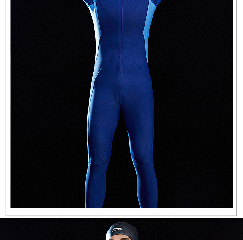 Li Ning wetsuit vài nữ Xiêm chống nắng quần áo quần áo bơi lướt phù hợp với sứa phù hợp với ống thở dài tay nam wetsuit quần bơi nam arena