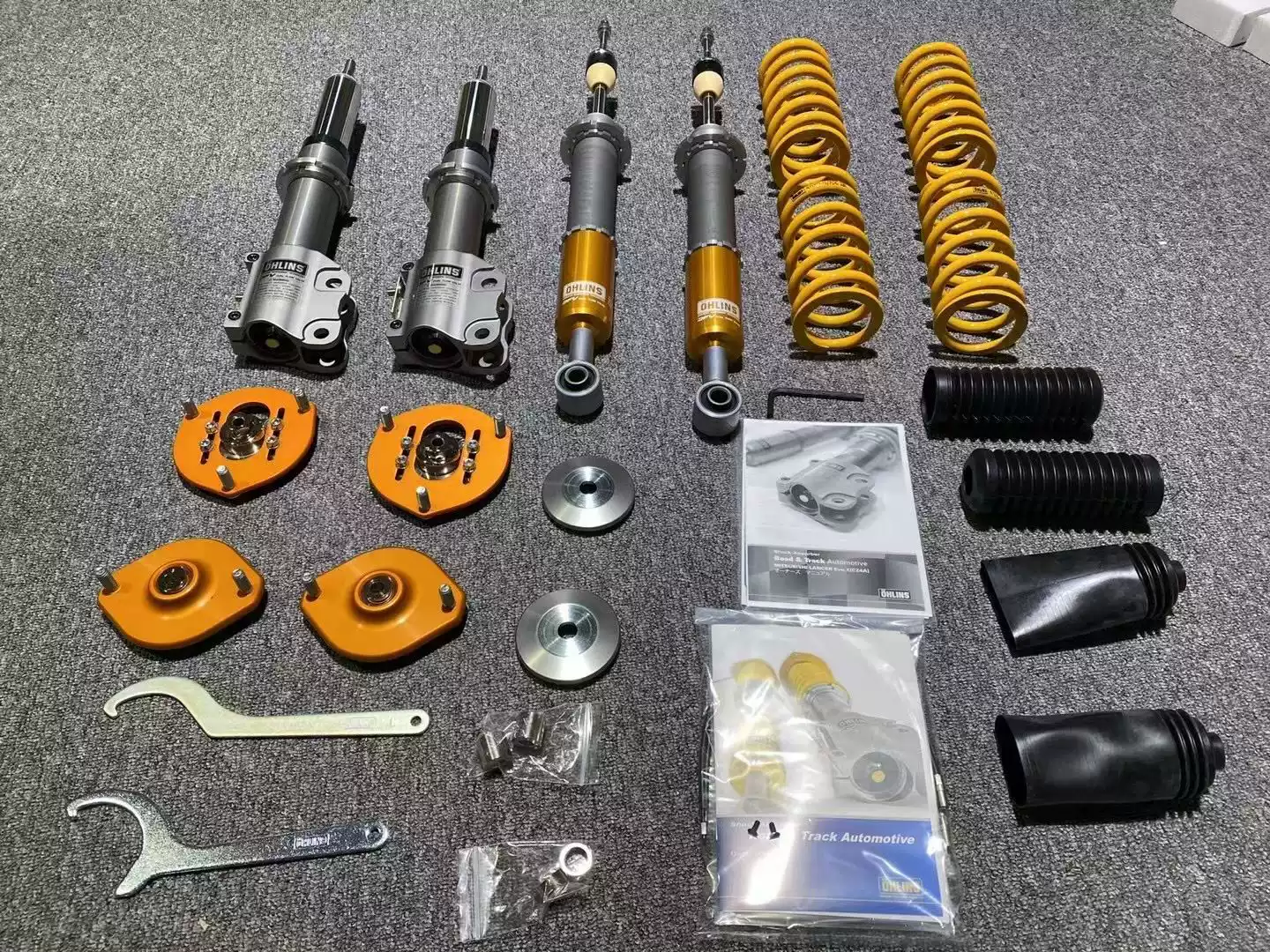 OHLINS DFV 欧林斯避震三菱翼神9代十代EVO 改装绞牙减震器