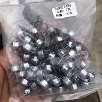 NederLead head hook primary color 50 Bottling Soft Bait Hook 5g 5g 7 10 14 gr Strengthening The T-Tail Teething Mandarin Road Subfish Hook