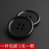 Black coat button button button for men and women upscale clothes suit pants suit button round shirt shirt shirt twist button button