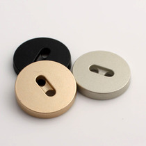 High-end metal sub-light two-eye suit jacket button male and female Western pants wind coat gold silver color black button fastener
