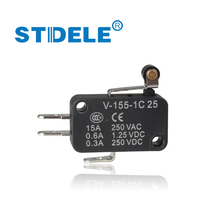 STDELE Steed Brand V-155-1C25 Micro Switch KW7-3 Travel Switch Limit Switch Silver Point