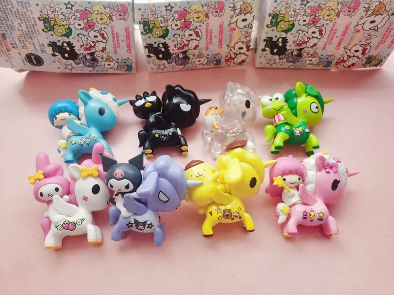 Tokidoki единороги hello kitty Kuromi Gemini Big Eye Frog Sanrio cool penguin