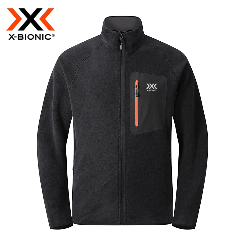 X-Bionic Wilderness Fleece Full-Zip Jacket for Men, Autumn and Winter Outdoor Heat-Retaining Lightweight Casual Short Jacket X-Bionic Wilderness Fleece Full-Zip Jacket for Men, Autumn and Winter Outdoor Heat-Retaining Lightweight Casual Short Jacket