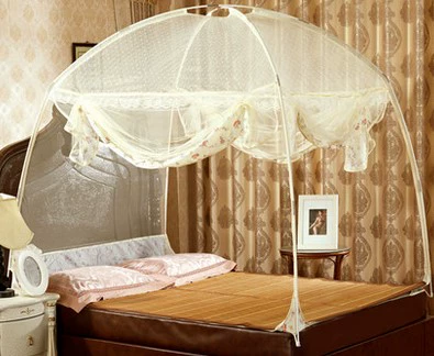 màn chống muỗi yurt vận chuyển 1,7 Mega vải cửa ba mã hóa cao đáy đáy 1.8m 1,5 m 1.2 - Lưới chống muỗi màn giường ngủ