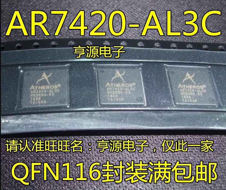 Wireless Communication Chip Ar7420 Ar7420-Al3C Qfn116 Qualcomm Imported in Stock