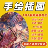 Дизайнерская мультяшная упаковка, постер, книга с картинками, ручная роспись, делается под заказ