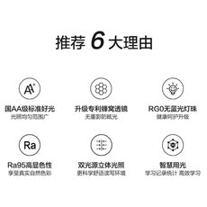 Кнопки Smart 华为智选 欧普智能台灯2s 双光源立体光照 学习专用学生儿童书桌护眼灯