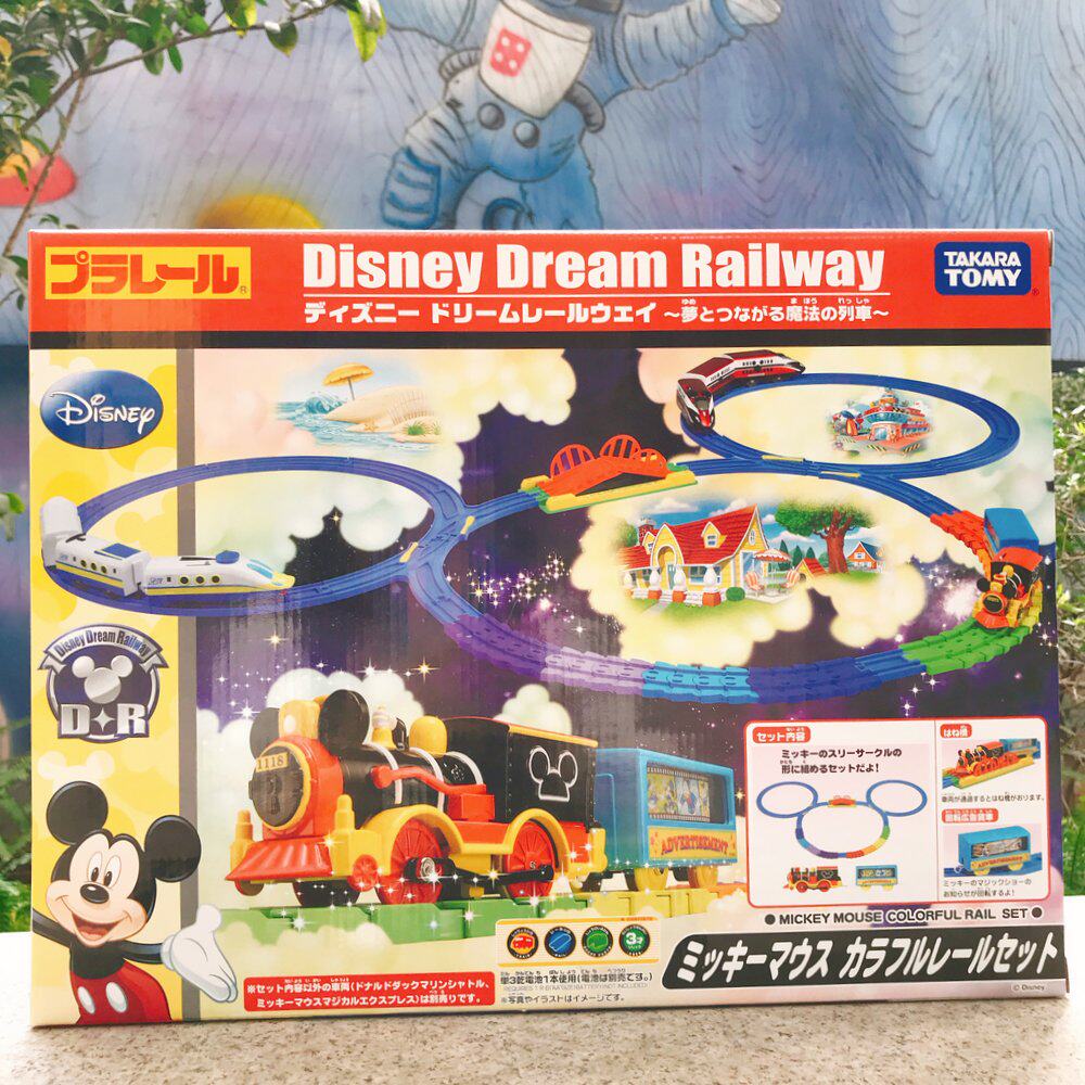 Japan TAKARA TOMY Mickey series electric train track set boy birthday gift variety