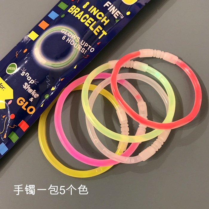 Xuất khẩu chất lượng tốt Thanh an toàn gậy huỳnh quang Kính đeo cổ tay - Vòng đeo tay Cuff vòng tay nam bạc