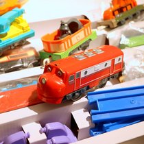 Foreign trade exports to Japan Cha train electric locomotive free assembly track small train toy boy gift