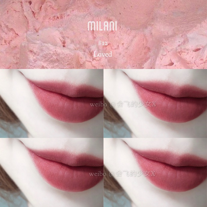 Hoang dã / Mỹ đích thực Milani Amore Matte mờ mờ môi son bóng - Son bóng / Liquid Rouge 	son bóng không màu romand	