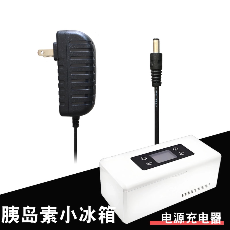 Insulin Refrigerator Charger Car Mini Fridge Portable Rechargeable 5V Cooling Box 12V Power Cord
