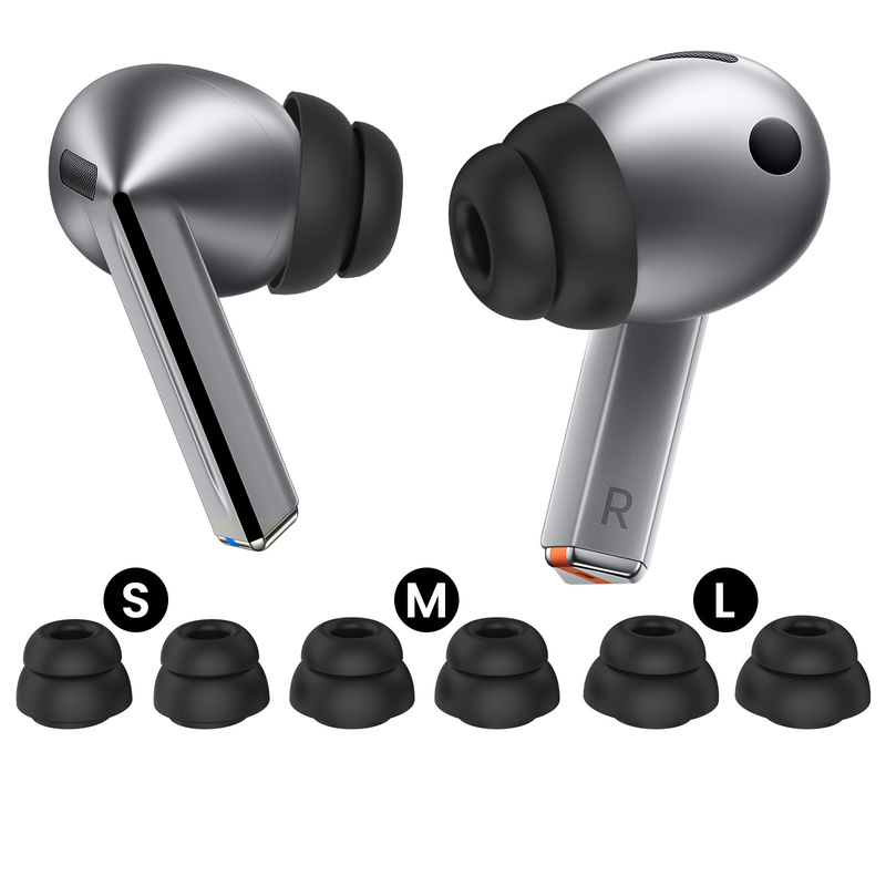 Suitable for Samsung Buds3Pro Earbuds, Korean Original Galaxy Buds3Pro Wireless Bluetooth Headphones, Double-Layer Ear Caps, Galaxybuds3Pro Soft Silicone Dust-Proof Net, Noise-Cancelling Ear Covers