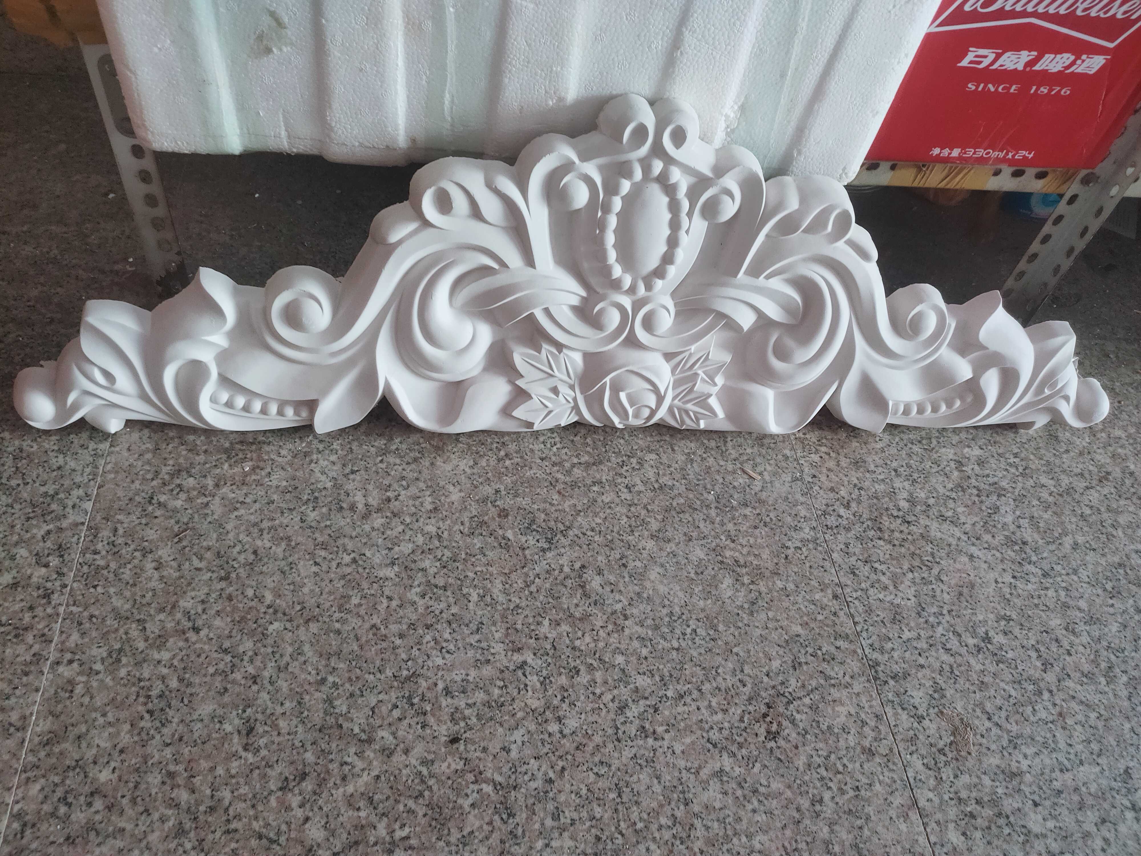 1m*30cm plaster decorative flower door head background wall decorative corner flower