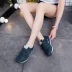 Mới kéo lại nam nữ chạy giày sneakers giày chạy bộ Velcro light marathon chạy giày buổi sáng giày chạy