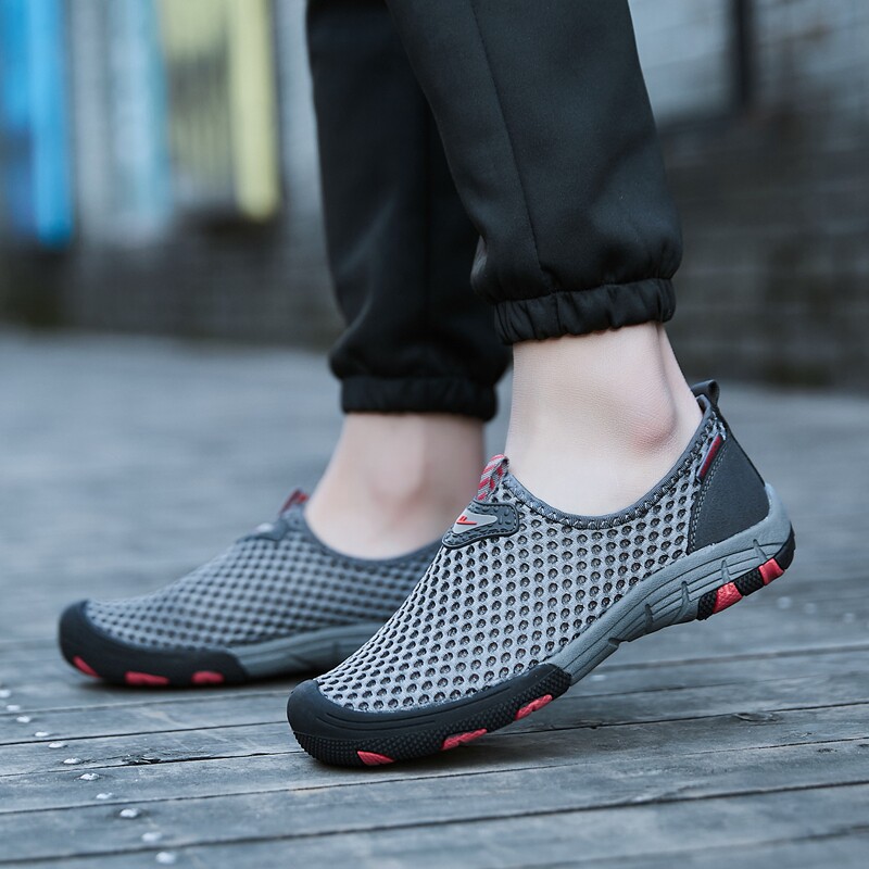 Background Men's Shoes New Summer Net Shoes One-foot Slowfeet Shoes Breakout Soft Soft Soft Soft Soft Soft Soft Soft Shoes