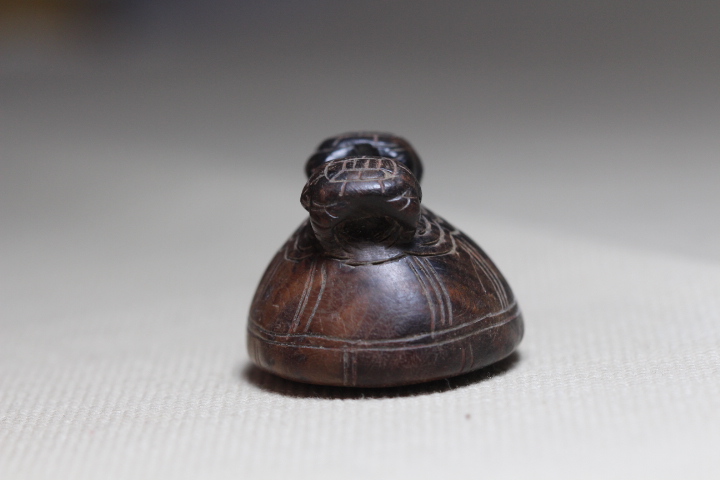 Qing Dynasty Old Hardwood Tortoise