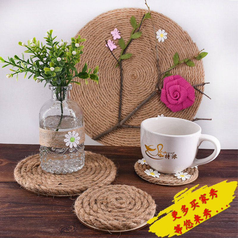 Round plank handmade DIY material wall painting coaster wooden craft gift ornamental disc model decorative material props shooting