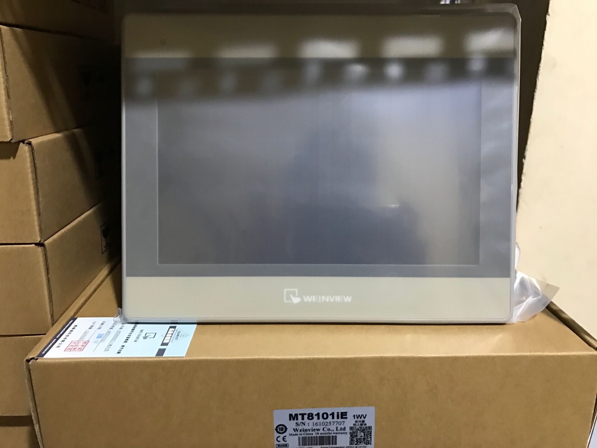 Brand new original vinylon touch screen MT8101IE in place of MT8100IE