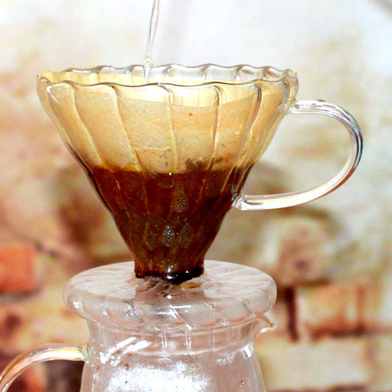 Hanging the ear to hang coffee filter paper American coffee filter paper drop wood pulp - colored common filter paper 100 sheets