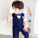 Summer new style boys' suits, flower girls, Western-style vests, small host performances, children's dresses