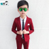 2020 Suit xuân trẻ em nhỏ Set trai ăn mặc Hàn Quốc bé chủ Flower Kids Hai mảnh Suit 