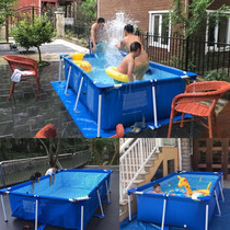 Outdoor clip mesh canvas bracket swimming pool free charge childrens home Adult large baby baby paddling pool family