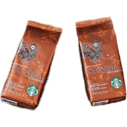 Подлинный Starbucks Starbucks Американская импортная Колумбия концентрированная жареная черная кофейные зерна может измельчать