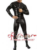   Latex clothing rubber clothing tights mens latex clothing cd cross-dressing cosplay latex tights