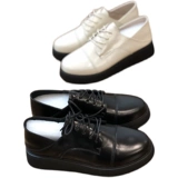 Туфли, летняя обувь на платформе для отдыха для кожаной обуви, большой размер, из натуральной кожи, 2022