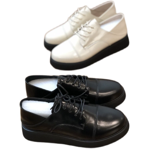 Весенняя летняя обувь на платформе для отдыха для кожаной обуви, большой размер, из натуральной кожи, 36, 40